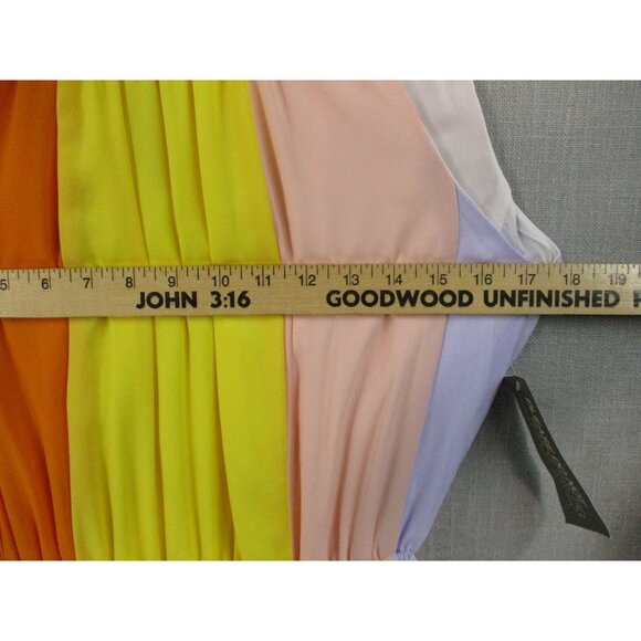 Eva Mendes New York & Company Colorblock Maxi Dress Size S Multicolor - Picture 6 of 13